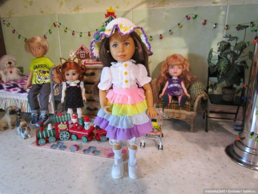 Карина в новых одежках — Куклы Kathe Kruse (Кате/Кэте Крузе): фото