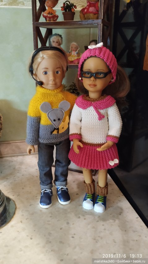 Карина в новых одежках — Куклы Kathe Kruse (Кате/Кэте Крузе): фото