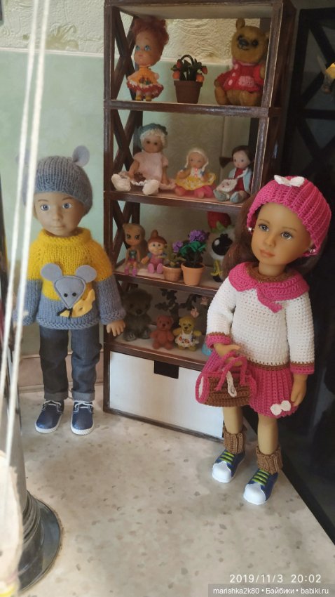 Карина в новых одежках — Куклы Kathe Kruse (Кате/Кэте Крузе): фото (фото 9)