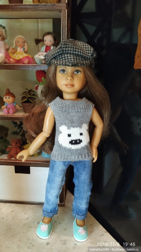 Карина в новых одежках — Куклы Kathe Kruse (Кате/Кэте Крузе): фото