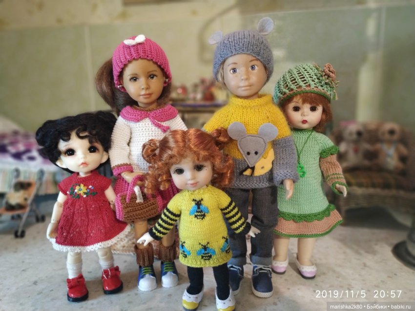 Карина в новых одежках — Куклы Kathe Kruse (Кате/Кэте Крузе): фото