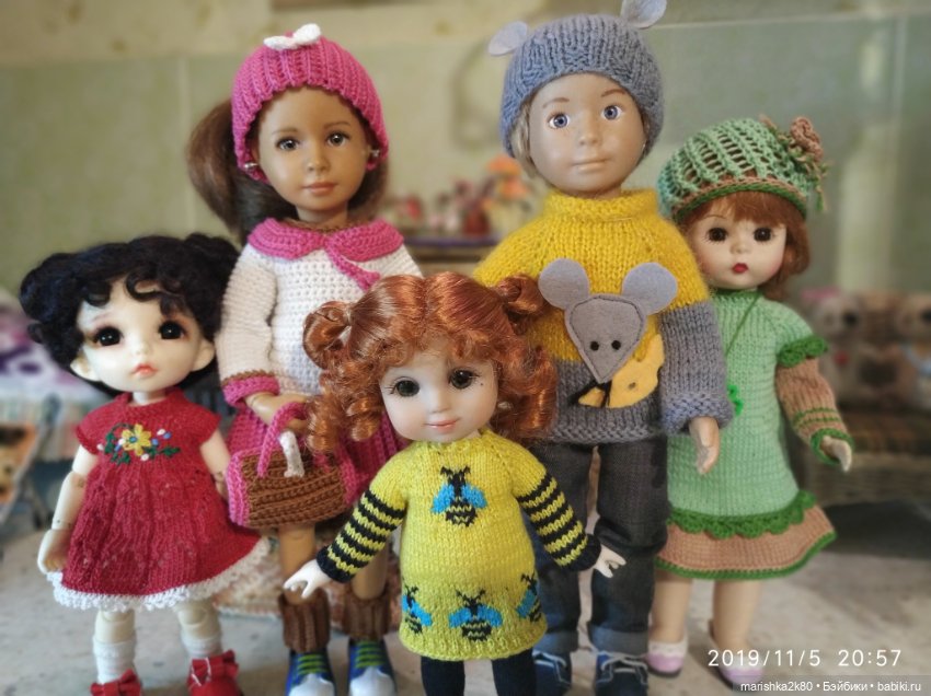 Карина в новых одежках — Куклы Kathe Kruse (Кате/Кэте Крузе): фото