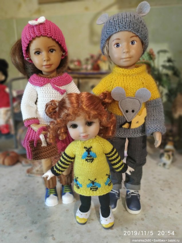 Карина в новых одежках — Куклы Kathe Kruse (Кате/Кэте Крузе): фото