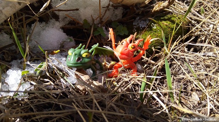 Прогулка с зельфом и дракончиками. Фигурки (фото 7)