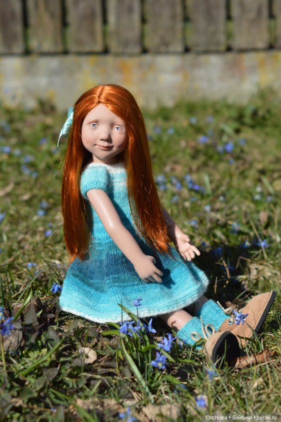Анн Мая и подснежники — Куклы Zwergnase (Цвергназе/Цверги): фото (фото 6)