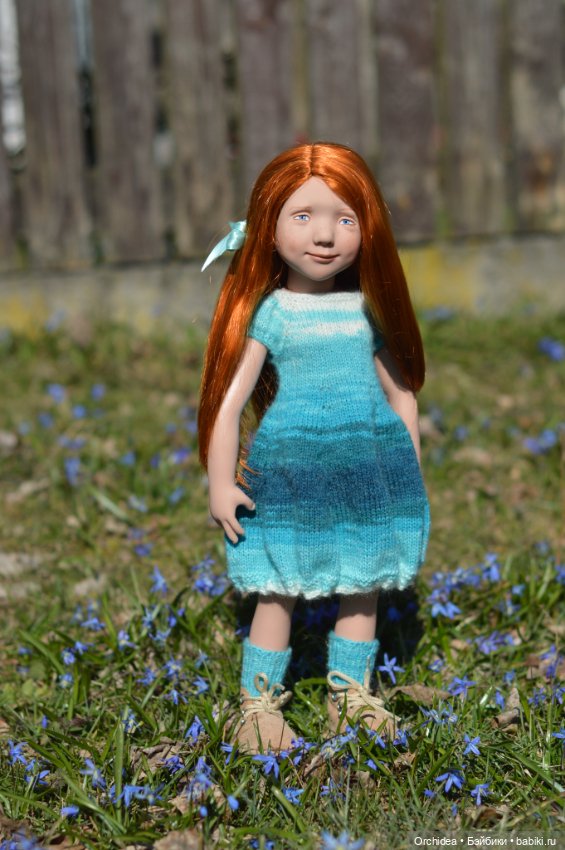 Анн Мая и подснежники — Куклы Zwergnase (Цвергназе/Цверги): фото (фото 8)