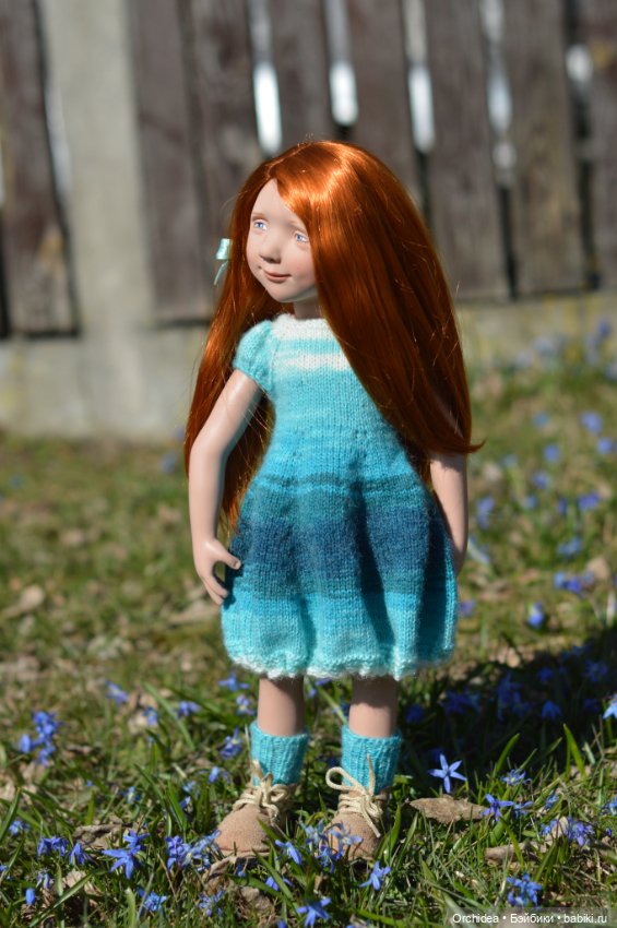 Анн Мая и подснежники — Куклы Zwergnase (Цвергназе/Цверги): фото