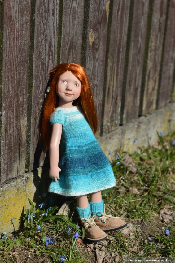 Анн Мая и подснежники — Куклы Zwergnase (Цвергназе/Цверги): фото (фото 5)