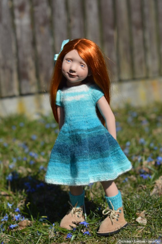 Анн Мая и подснежники — Куклы Zwergnase (Цвергназе/Цверги): фото (фото 3)