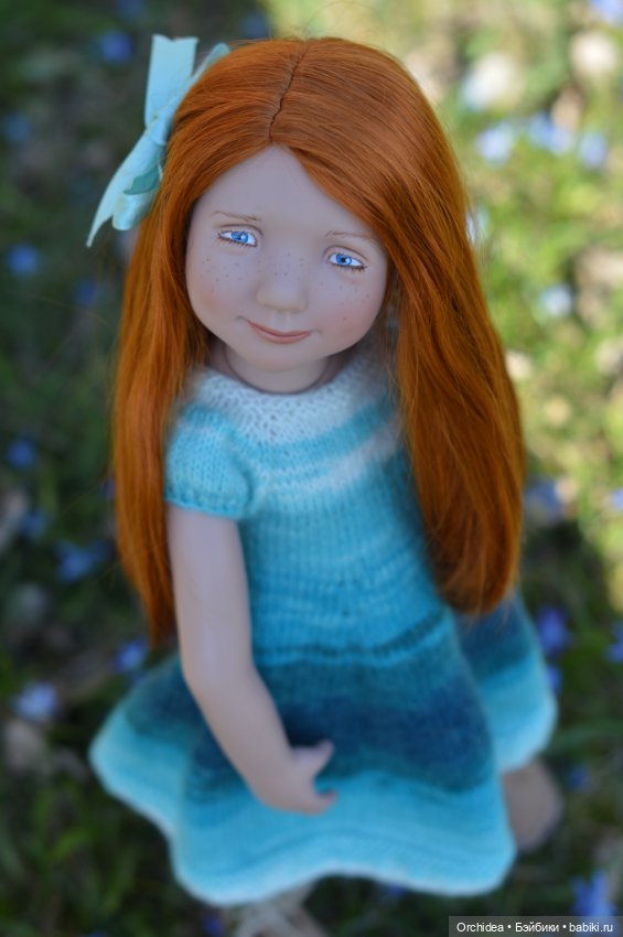 Анн Мая и подснежники — Куклы Zwergnase (Цвергназе/Цверги): фото (фото 2)