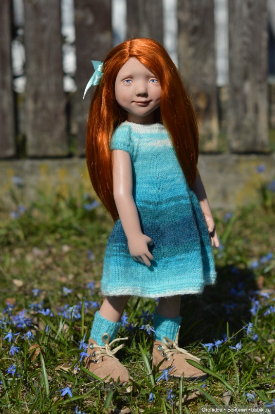 Анн Мая и подснежники — Куклы Zwergnase (Цвергназе/Цверги): фото (фото 4)