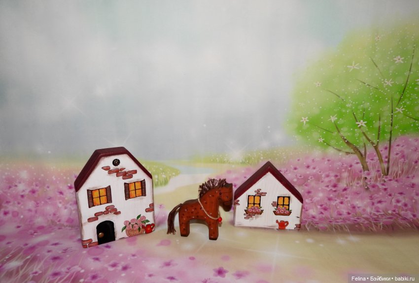 Домики — Наши хобби и творчество: вышивка