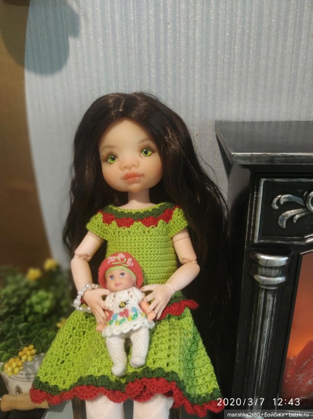 Новая кукла и камин — Домашние фото авторских кукол: личные коллекции (фото 2)