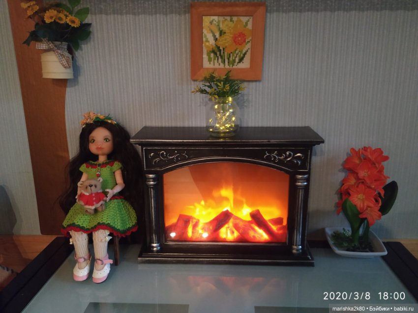 Новая кукла и камин — Домашние фото авторских кукол: личные коллекции (фото 7)