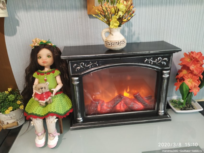Новая кукла и камин — Домашние фото авторских кукол: личные коллекции (фото 5)