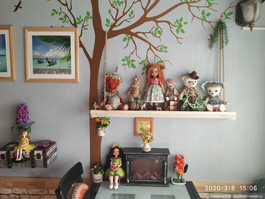 Новая кукла и камин — Домашние фото авторских кукол: личные коллекции (фото 4)
