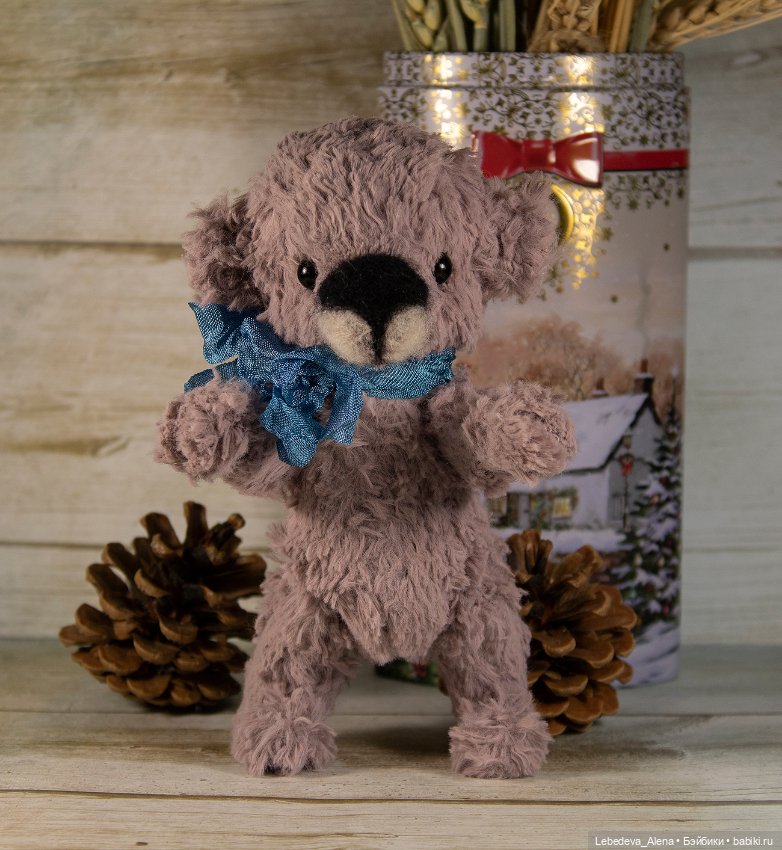 Первоапрельский мишка — Текстильные игрушки и примитивы: кофейные (фото 4)