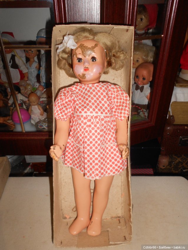 Реставрация Загорской опилочной куклы коробочного хранения