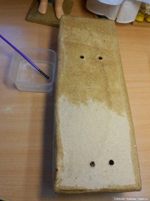 Реставрация Загорской опилочной куклы коробочного хранения