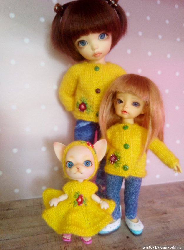 Цвет настроения - желтый! (Вяжем,вяжем,вышиваем....)