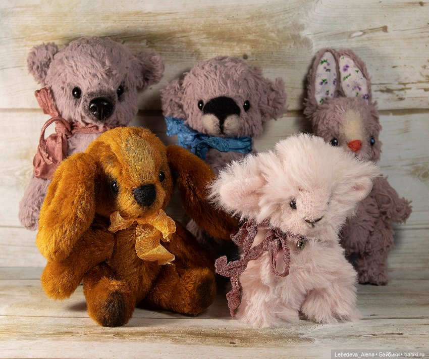 Облачко и зверинец — Текстильные игрушки и примитивы: кофейные (фото 4)