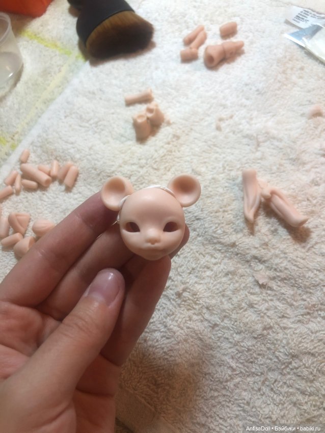Моё закулисье — Авторские шарнирные куклы своими руками: лепка