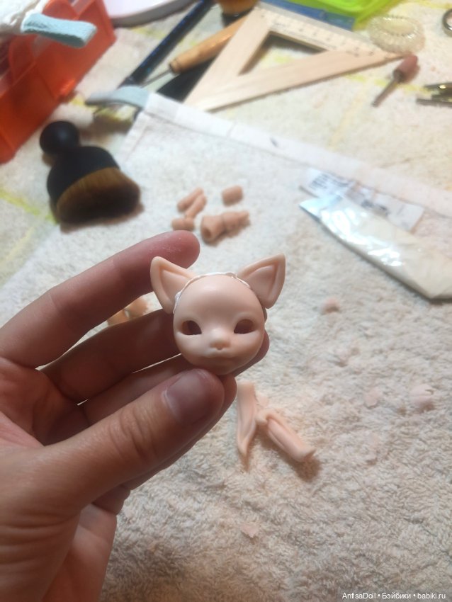 Моё закулисье — Авторские шарнирные куклы своими руками: лепка