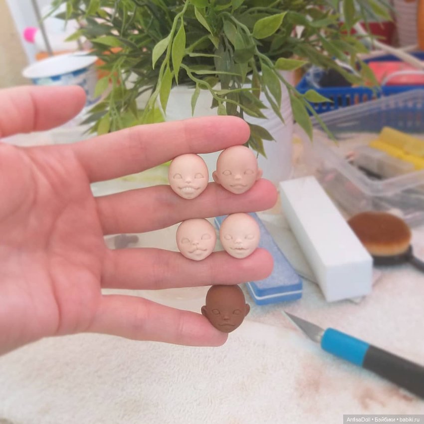 Моё закулисье — Авторские шарнирные куклы своими руками: лепка