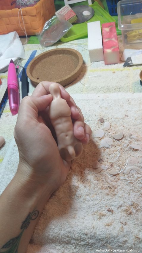 Моё закулисье — Авторские шарнирные куклы своими руками: лепка