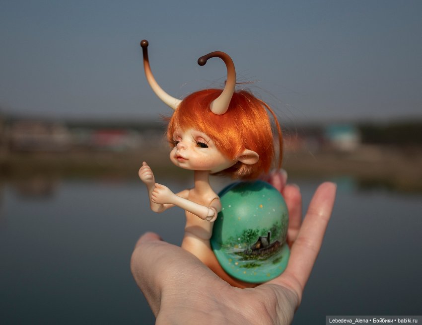 Выгул улиточки и собаки — Куклы Doll Chateau (Доллшато): BJD (БЖД) (фото 6)