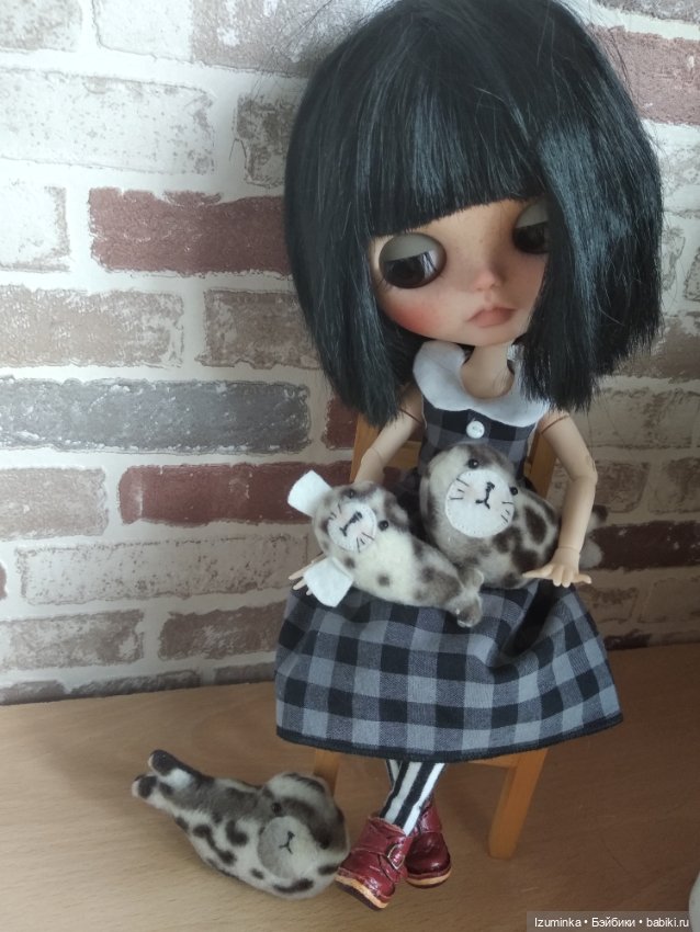 Маленькие нерпы — Текстильные игрушки и примитивы: кофейные (фото 8)