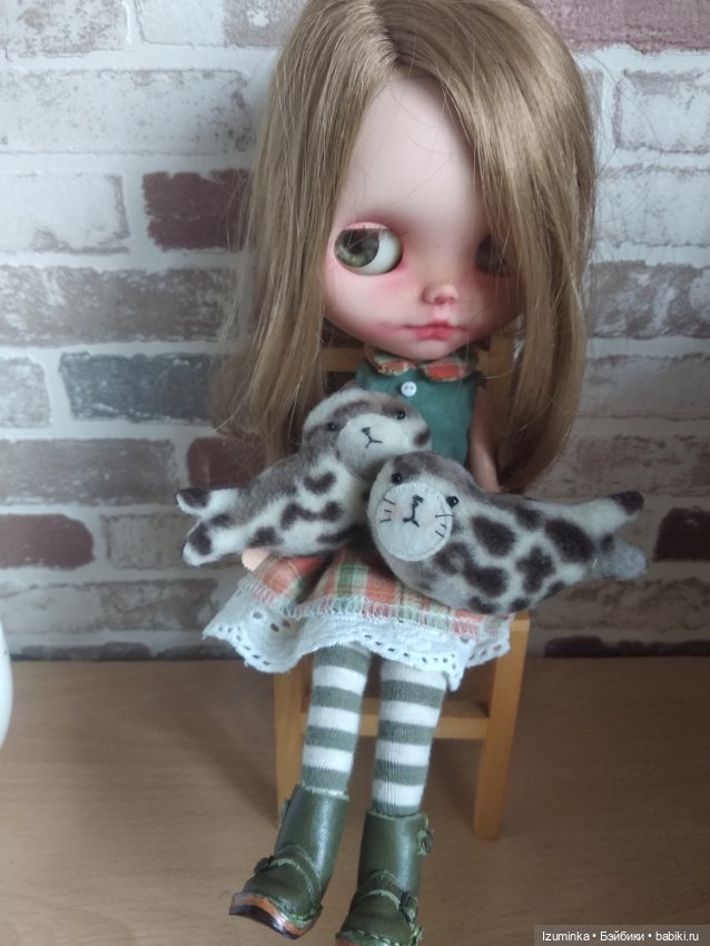 Маленькие нерпы — Текстильные игрушки и примитивы: кофейные