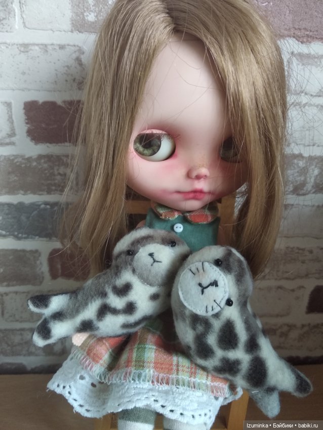 Маленькие нерпы — Текстильные игрушки и примитивы: кофейные