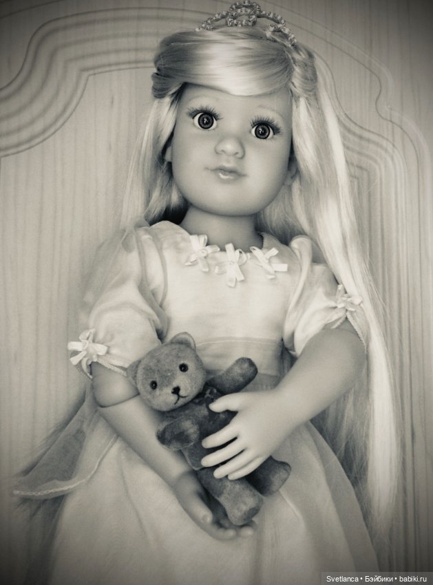 Лучшие друзья куколок... Медведи! Ч/б фото (фото 4)