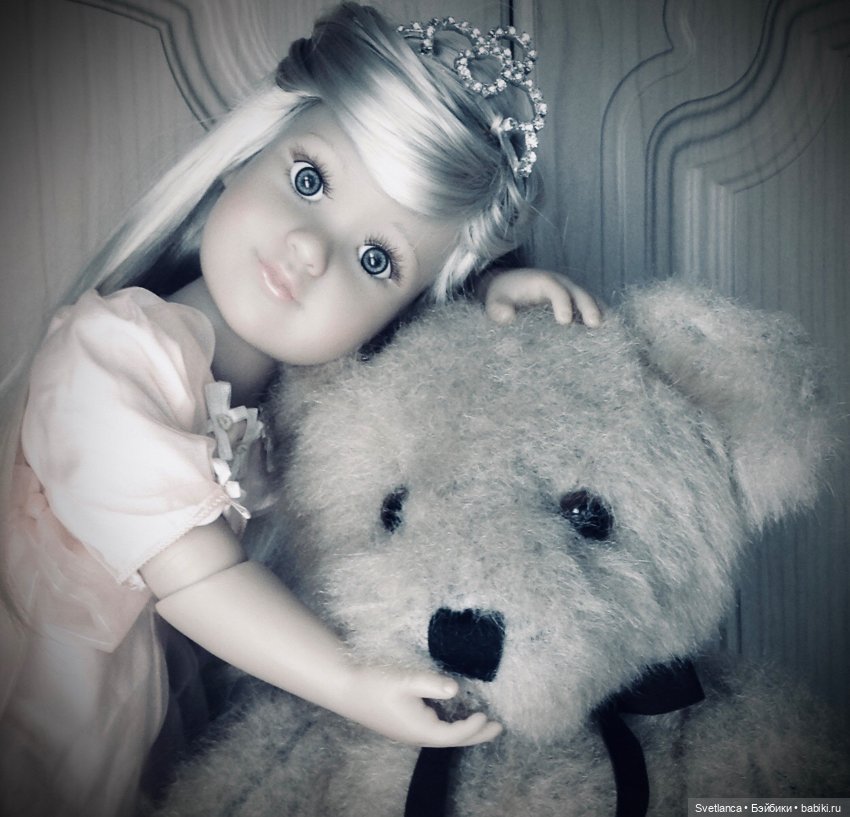 Лучшие друзья куколок... Медведи! Ч/б фото (фото 6)