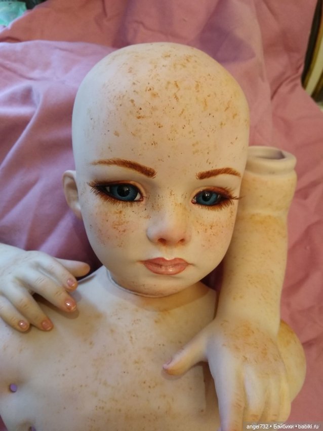 Мартина. Возрождение. Реставрация фарфоровой куклы (фото 6)