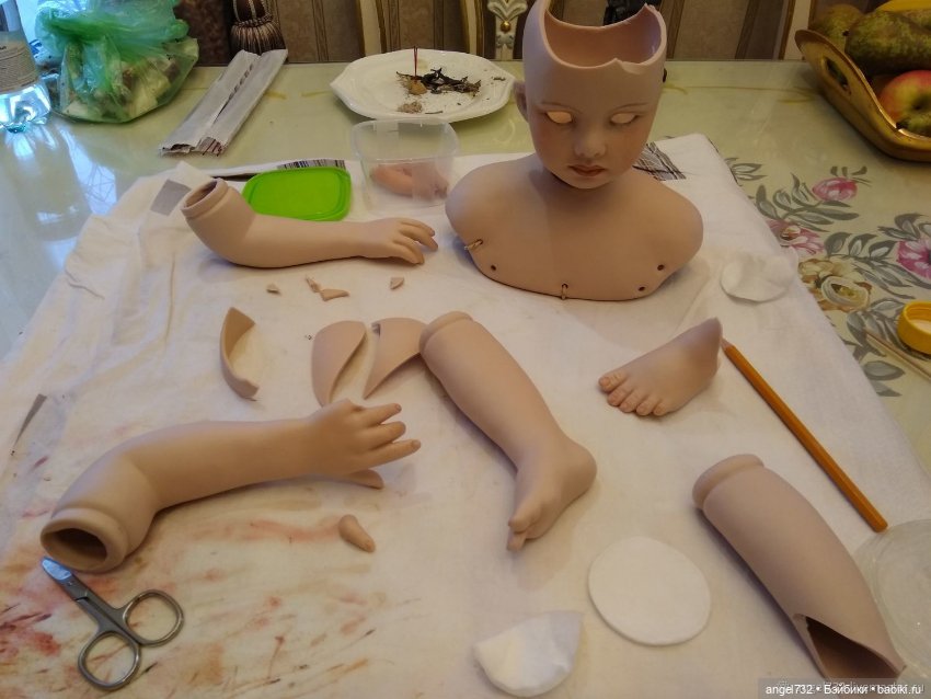 Мартина. Возрождение. Реставрация фарфоровой куклы