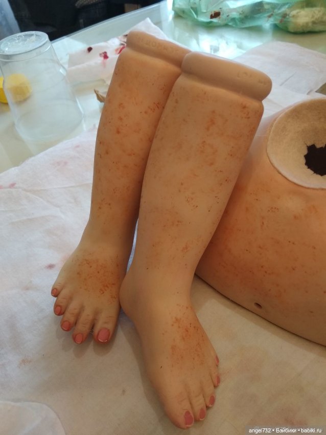 Мартина. Возрождение. Реставрация фарфоровой куклы (фото 8)