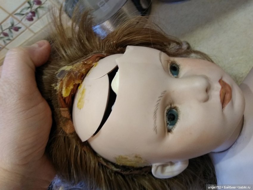 Мартина. Возрождение. Реставрация фарфоровой куклы (фото 10)