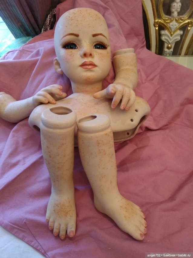 Мартина. Возрождение. Реставрация фарфоровой куклы (фото 7)