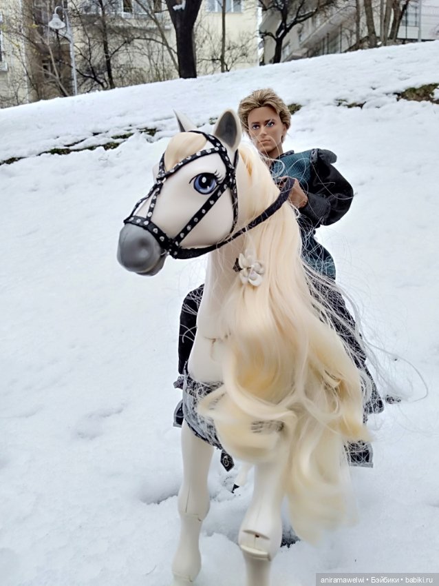 На лошади по сугробам — Разные шарнирные куклы (не БЖД): редкие (фото 7)