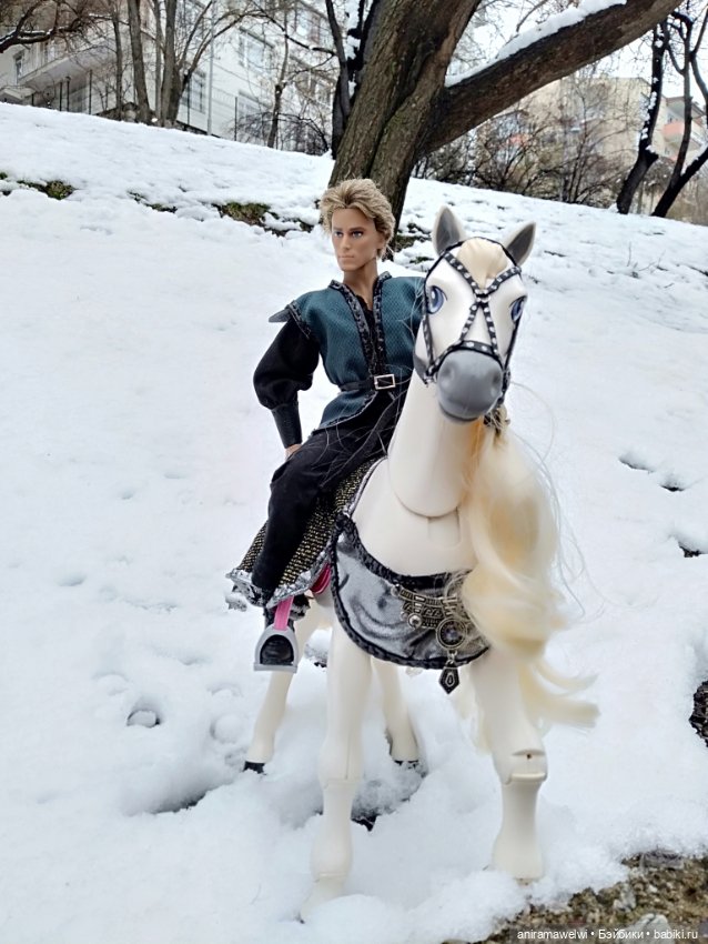 На лошади по сугробам — Разные шарнирные куклы (не БЖД): редкие (фото 5)
