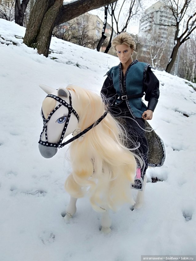 На лошади по сугробам — Разные шарнирные куклы (не БЖД): редкие (фото 9)
