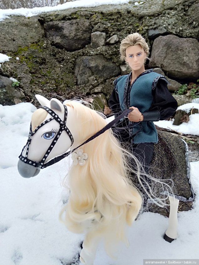На лошади по сугробам — Разные шарнирные куклы (не БЖД): редкие (фото 3)