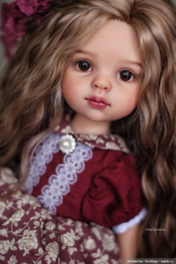 Кареглазая малышка — ООАК Paola Reina (Паола Рейна) и испанских кукол: перерисовка (фото 2)