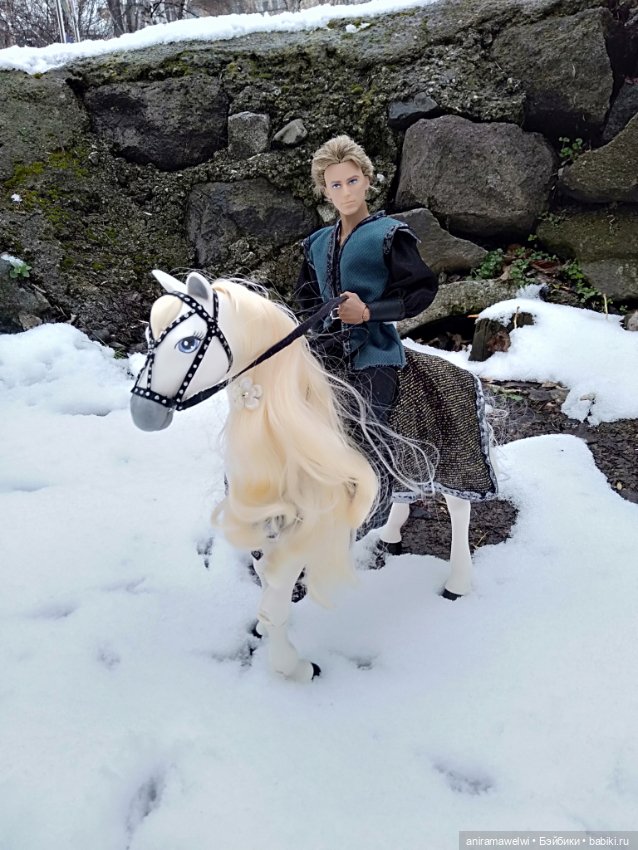 На лошади по сугробам — Разные шарнирные куклы (не БЖД): редкие (фото 4)