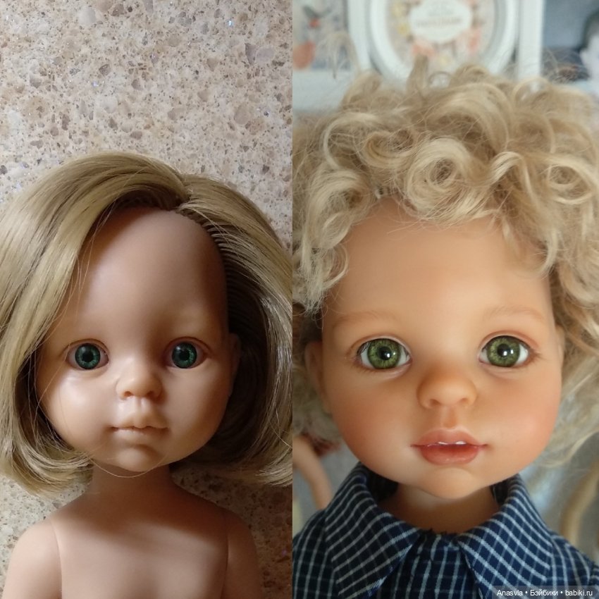 Арсений — ООАК Paola Reina (Паола Рейна) и испанских кукол: перерисовка