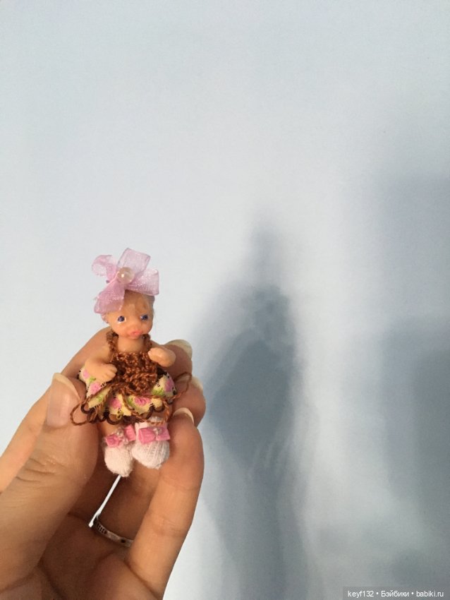 Миланочка — Авторские миниатюрные куклы: лепка (фото 9)