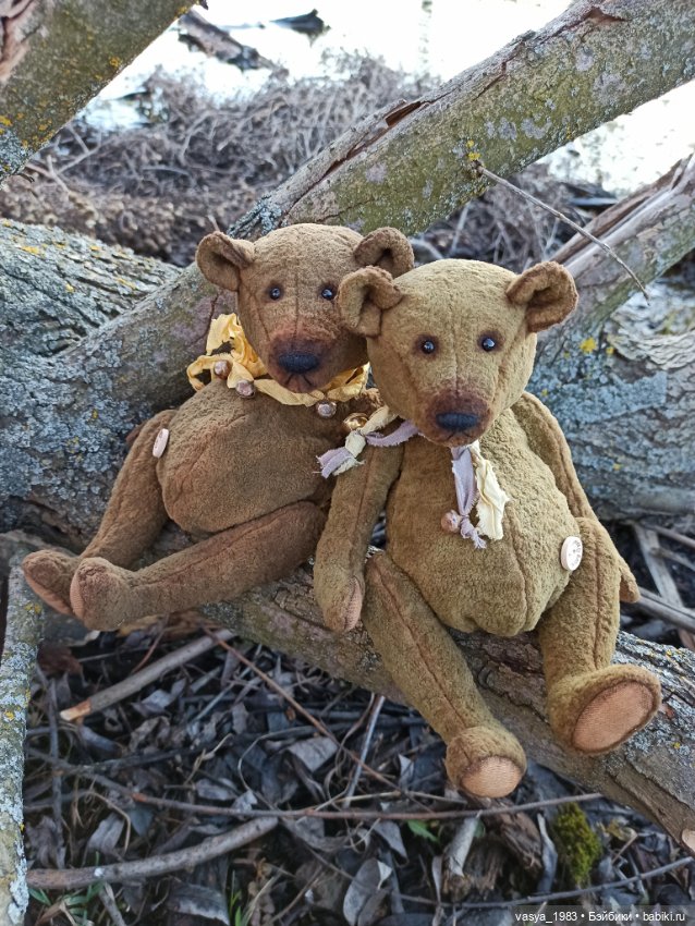 Три веселых друга — Авторские мишки Тедди и друзья: фото (фото 9)
