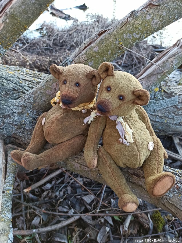 Три веселых друга — Авторские мишки Тедди и друзья: фото (фото 10)